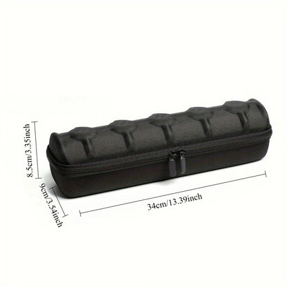 1pc 5-Slot Watch Case | Hard Shell Travel Organizer with Pillow Insert - Gift Ready (Black),suitable for smart watch storage